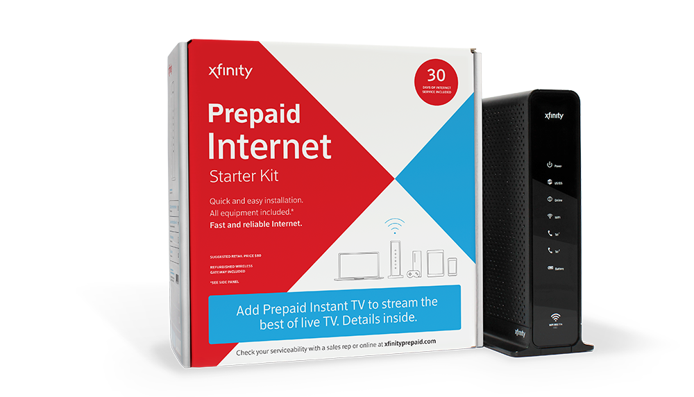 XFINITY Prepaid Internet & Instant TV
