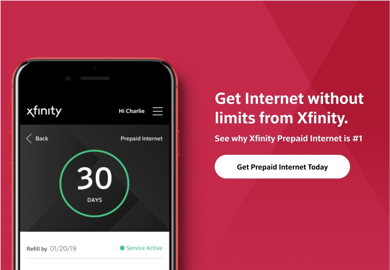Comcast Address Check Availability Prepaid Internet - No Contract Internet Service | Xfinity Prepaid